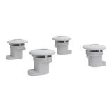 PrismaSeT XL Flange lock with slot 4pcs.
