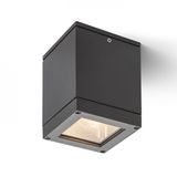 QUADRA M ceiling anthracite grey 230V LED E27 8W IP54