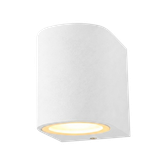 Outdoor Wall Light without Light Source 1xGU10 IP65  Round Matt White  THORGEON
