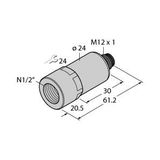 Pressure Transmitter With Current Output (2-Wire)   PT100PSIG-2017-I2-H1141/X