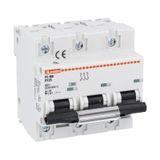 Miniature circuit breaker, 1P, 2P, 3P and 4P - 10kA, characteristic D, 125A