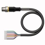 Actuator and Sensor Cable, PVC Connection Cable   RSC12.120T-5/TEL