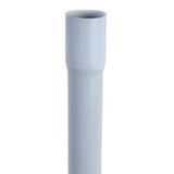 RK9/16-2 LIGHT RIGID TUBE WITH SLEEVES END GREY RAL 7035 LENGTH = 3
