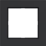 Cover frame single, A.1, matte night black