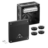 Junction box, Type of protection IP66/IP67/IP69, max. 6², IK09, Protection class II, Ui 690V AC, Ui 690V DC, DLG, DNV, VDE, Halogen free