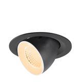 NUMINOS© GIMBLE M, recessed ceiling light, 2700K, 40ø, bl/wh