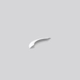 Replacement glass, moulded glass L 418 B 115 H 48 colour: white
