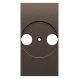 L.NOW - COVER TV/RD/SAT 2 MODULI BRONZE