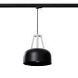 HANGING LAMP 3 PHASE CASCO BLACK/WHITE E27 3000K 7.5W 620LM
