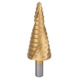 Step drill bit HSS-TiN 6 - 30 mm, 10,0 mm, 93,5 mm 1 pcs.