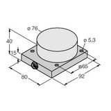 Inductive Sensor With Increased Temperature Range   NI40-CQ80-L1131/S1102
