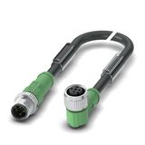 SAC-4P-M12MS/ 5,0-PVC/M12FR - Sensor/actuator cable
