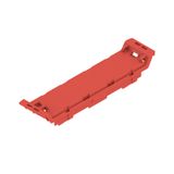 Front element, OMNIMATE Housing - series CH20M  red, Front element, including preperation for flip cover, Width: 22.5 mm