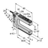 Photoelectric Sensor Bifurcated Retroreflective Sensor   SLM30B6 W/30
