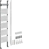 Complete multimedia field, univers Z, height 1350mm, 1 field, with 6x RJ45 patch modules