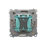 Touch panel 2 modules, Modul 1: 2 vertical touch fields, Module 2: 4 touch fields, Fixing: horizontal, White pearl
