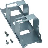 Device carrier LV, 2 DIN adapters, isolation terminal holders, LV size