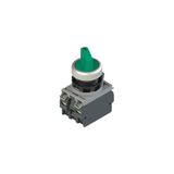 Complete unit with illuminated 4 positions selector, fixing adapter and contacts