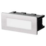 LED orientation light AMAL, built-in,123×53, 1,5W warm white IP65
