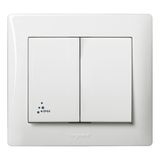 Switch Galea Life 2-gang IP44 white