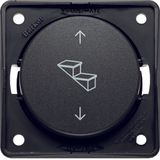 Reverse polity push-button, 6 cont, impr, for steps, Integro - mod ins