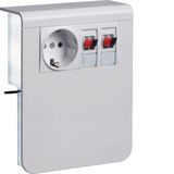 acc.box SL20115 socket+2 loudsp tw