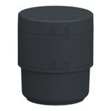 24V AC/DC base direct/tube & cover grey