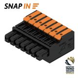 PCB plug-in connector, female plug, Pitch in mm (P): 5.00 mm, Number of poles: 7, 180°, Box