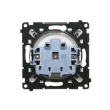 Digital thermostat with outer temperature sesnor, Gold matt, metalic