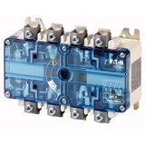 DMV-160N/4+TC Switch-disconnector, DMV, 160 A, 4 pole, Stop Function optional, Without rotary handle and drive shaft, Tunnel terminal