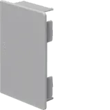 Halogen-free end piece for cable duct LF/LFH 60x90mm stone grey