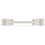 pre-assembled interconnecting cable;Eca;Socket/plug;white