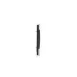 Single fiber optic socket, black matt