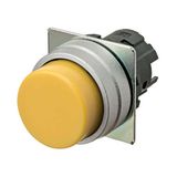 Pushbutton A22NZ Ã˜22, bezel brushed metal, PROJECTED, Alternate, CAP C A2270291M