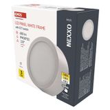 LED surface luminaire NEXXO, round, white, 7.6W, with change CCT