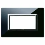 VERA44 GLASS FRONT PLATE A.BLACK 4M
