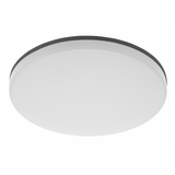LED luminaire BESA, 24 W, 2400 lm, 3000K, AC180-250V, IP54, IK10, PC+PC, round, dimmable, black