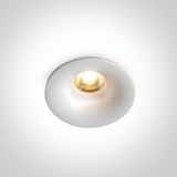 10107DX/W/V WHITE 7W CCTV IP20 230V DARK LIGHT