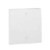 ROCKER F/SWITCHES W/ 2 FAN SYMBOLS ALUMINIUM