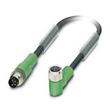 SAC-4P-M 8MS/10,0-PUR/M 8FR - Sensor/actuator cable