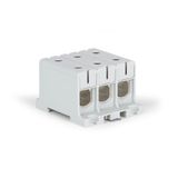 KE62.03 | Terminal block Grey, 3-pole, Al/Cu 16-95 mm²