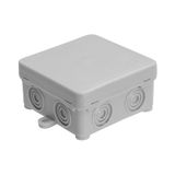 K76/T, thermoplastic junction box, colour-grey, IP54, 380V, 7 entrances