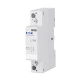 Installation contactor, 20A, 24V AC, 1NO