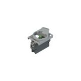 Complete unit with double contact block, 2NO and fixing adapter