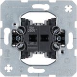 Series push button make and break contact, separate input