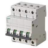 Miniature circuit breaker 400 V 10 kA, 3+N-pole, B, 20 A