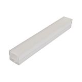 LED Silicone Profile 20 x 20 mm, white - milky, per metre