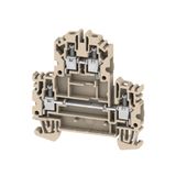 Multi-level terminal block 4 mm² phase, 400V/24A, screw