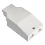 Strain relief, through-wiring possible, for LED-Drivers