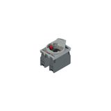Complete unit with contact block 2NC and fixing adapter